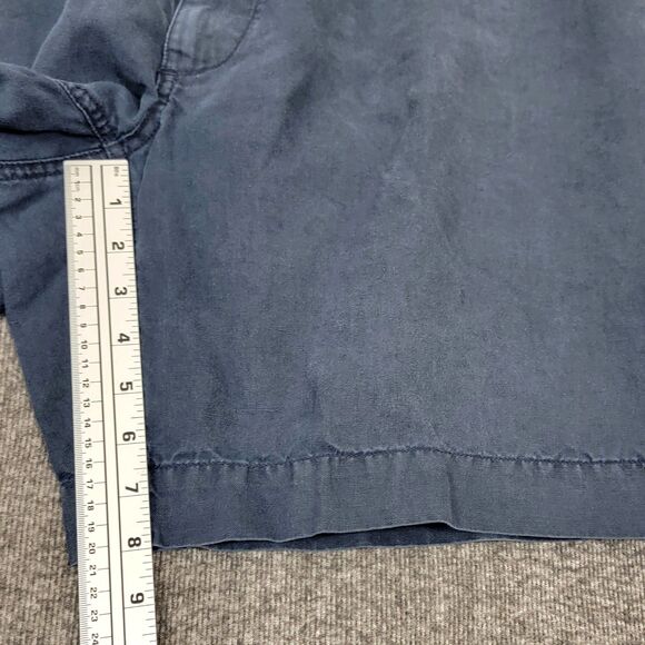 Polo Ralph Lauren Shorts Mens 3XB Big Blue 100% Linen Classic Fit Drawstring - Picture 4 of 11